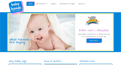 Desktop Screenshot of mybabycantalk.com